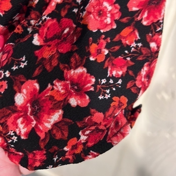 𝅺city Studio Midriff Blouse with ruching and elastic size XL - Picture 3 of 7